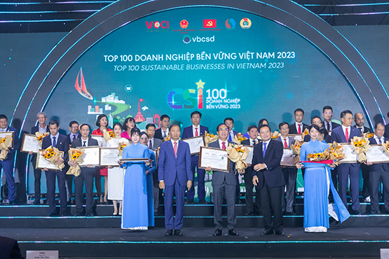 NT2: Top 100 Doanh nghiệp bền vững Việt Nam năm 2023