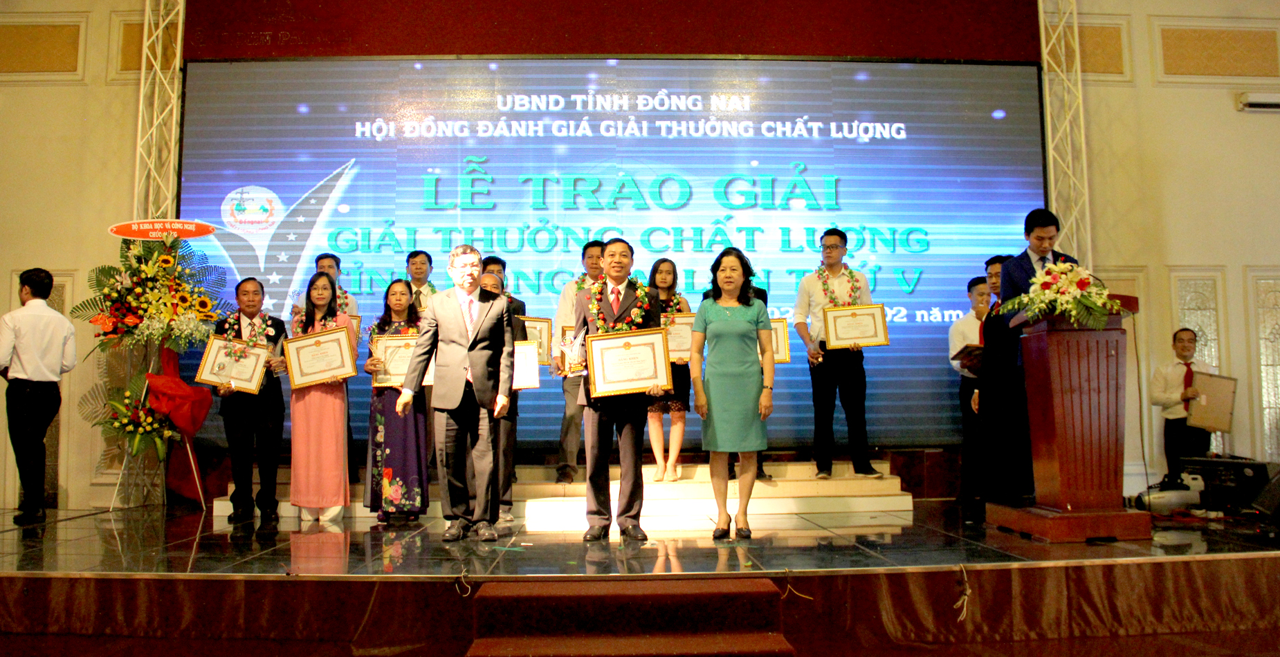 NT2: Công ty phát điện duy nhất vinh dự nhận giải vàng Chất lượng tỉnh Đồng Nai năm 2015
