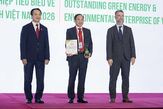 NT2: Được vinh danh Top 30 Doanh nghiệp tiêu biểu về năng lượng môi trường xanh Việt Nam 2026