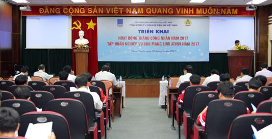 NT2: Tổ chức diễn tập phương án chữa cháy và cứu nạn cứu hộ năm 2017 và tập huấn an toàn vệ sinh lao động tại công ty