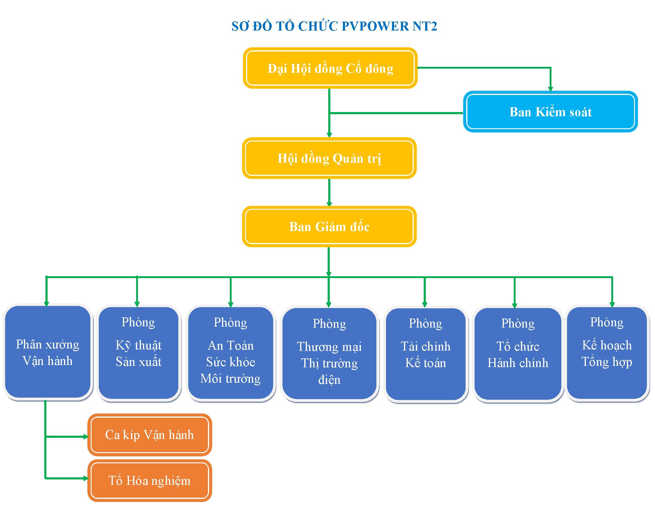 Sơ đồ tổ chức NT2 2020