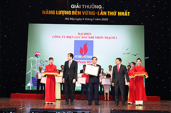 NT2 được tôn vinh Doanh nghiệp bền vững năm 2019 nt2,nlbv_h1