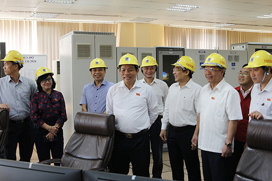 Đoàn công tác thăm nhà điều khiển trung tâm NT2 nt2,dbqh,h3